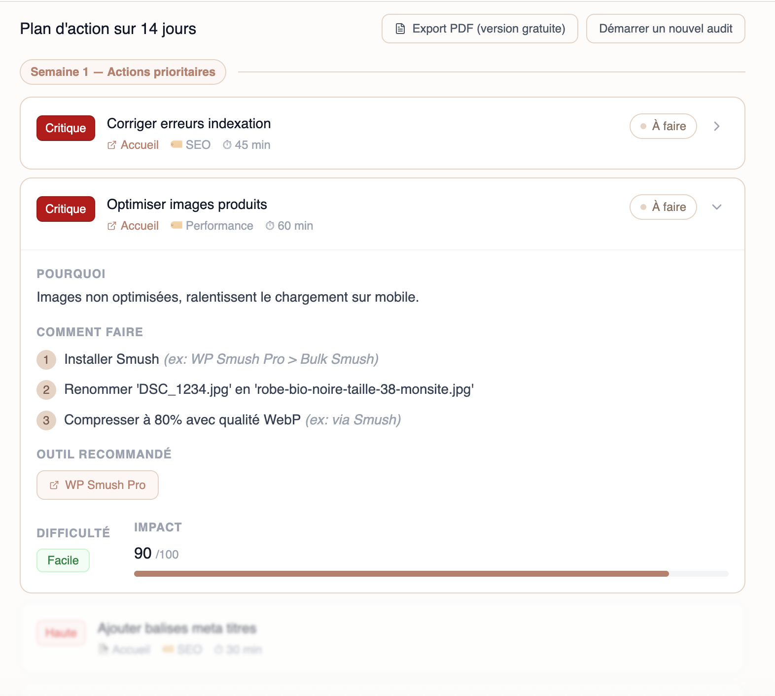 Site audit gallery image