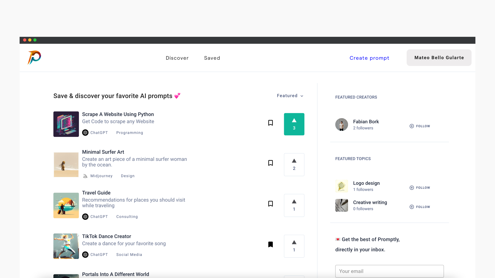 Promptly gallery image