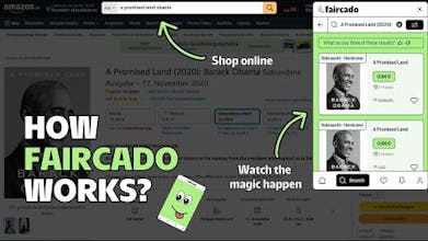 Plugin del browser di Faircado, alimentato da intelligenza artificiale, per gli acquisti di seconda mano.