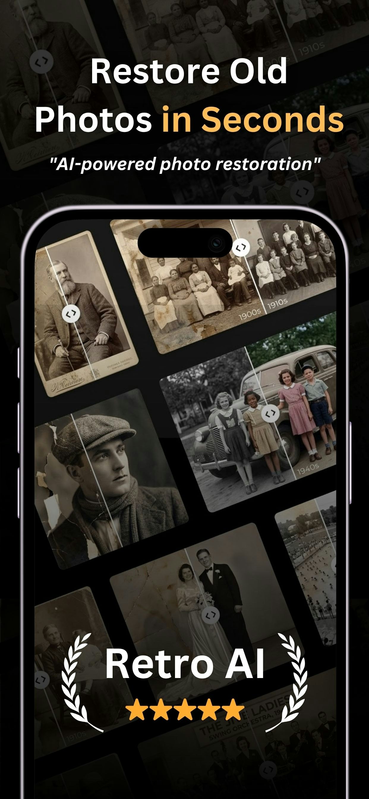 Retro AI - Restore Old Photos gallery image