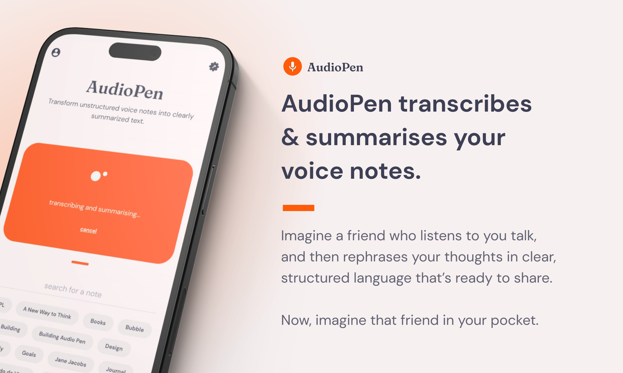 Média Audiopen - La façon la plus simple de convertir les pensées en désordre en texte clair 3