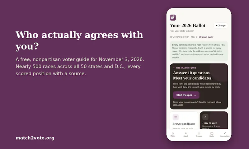 Match2Vote screenshot 1
