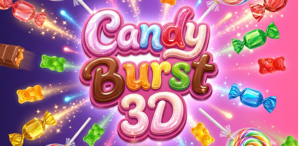 Candy Burst 3D - Main product screenshot demonstrating key features and user interface