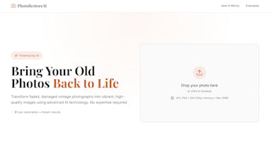 PhotoRestoreAI gallery image