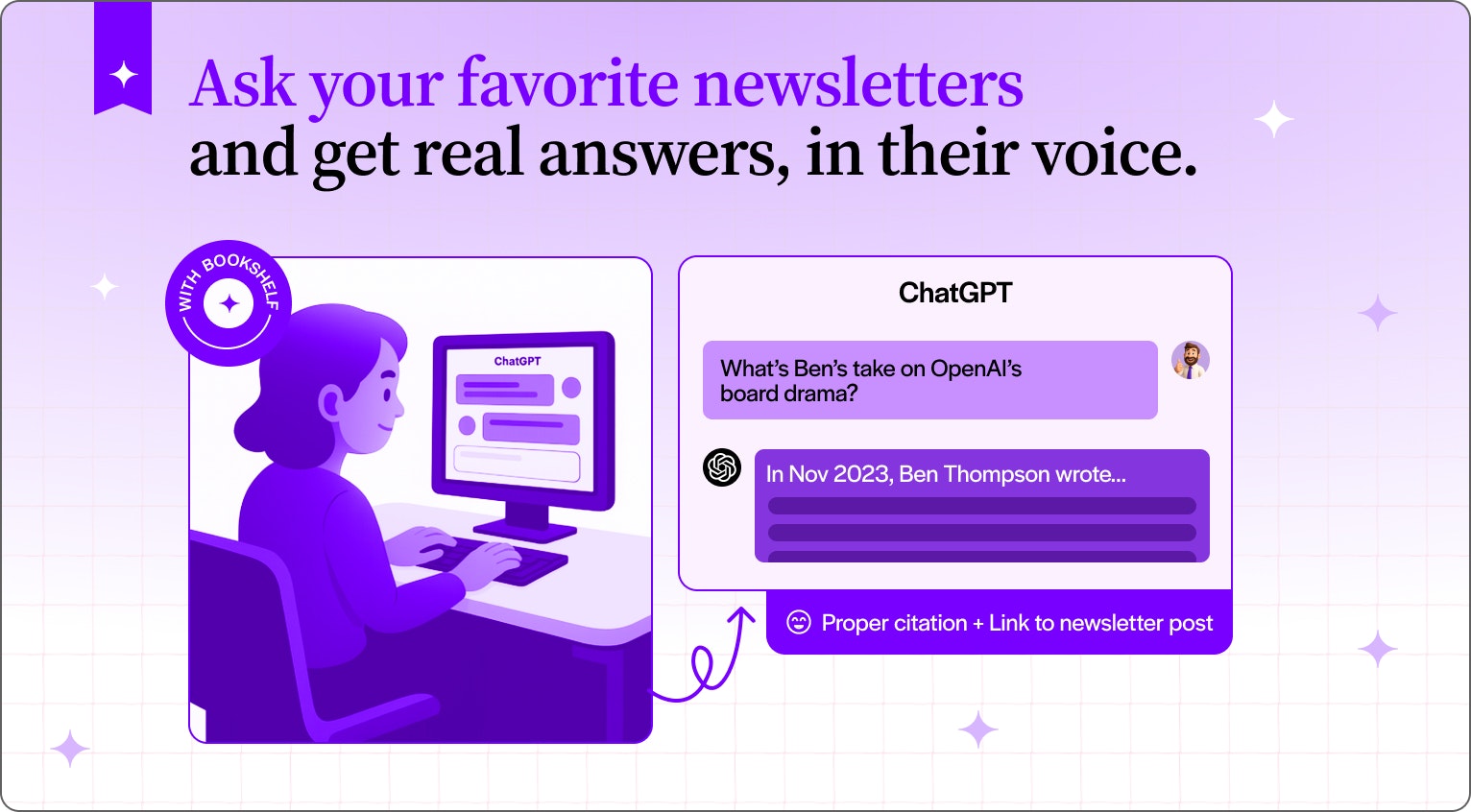 Bookshelf – Turn Newsletters into GPTs gallery image