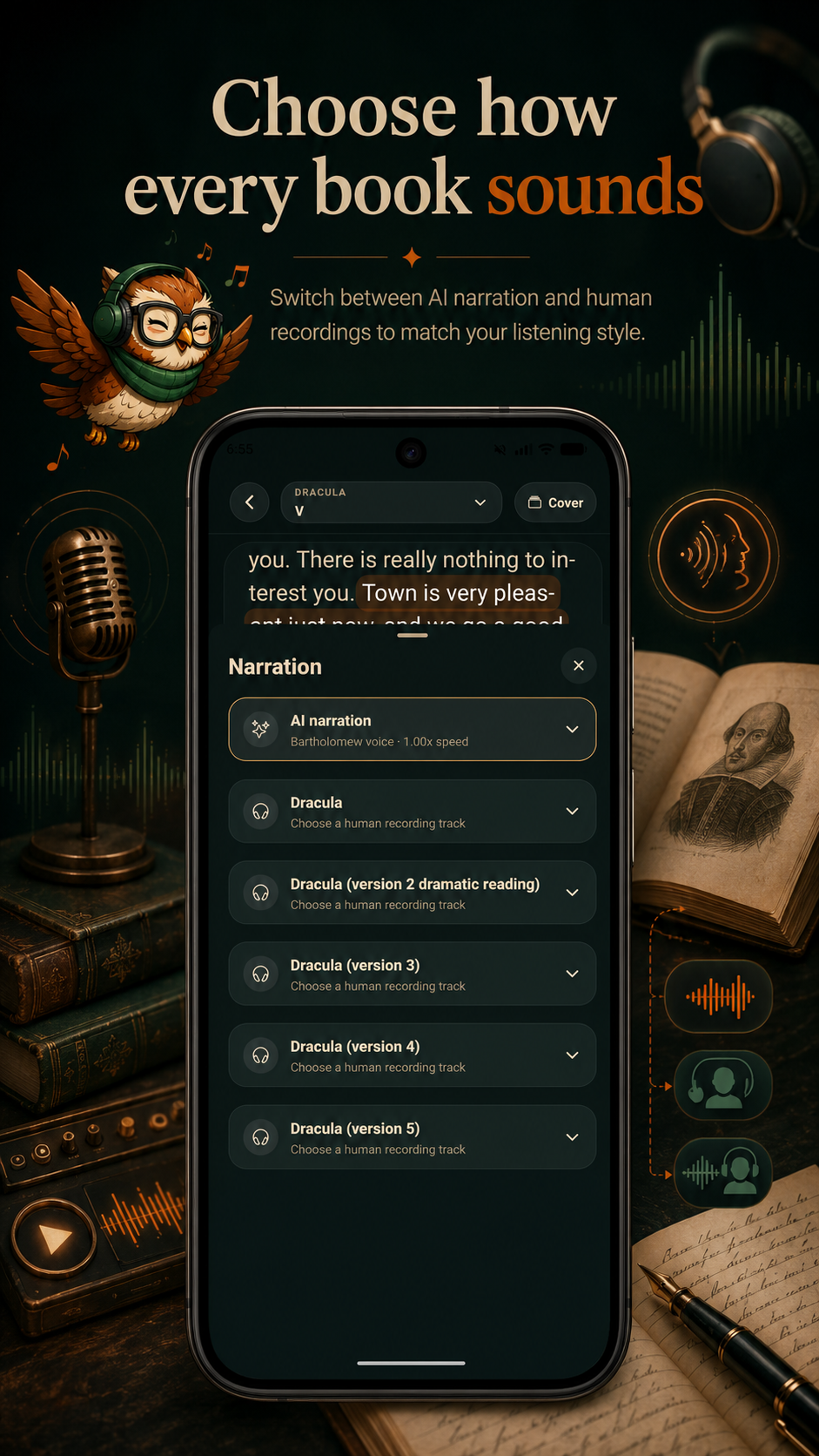Mimesa AI - Audiobooks & Reader gallery image