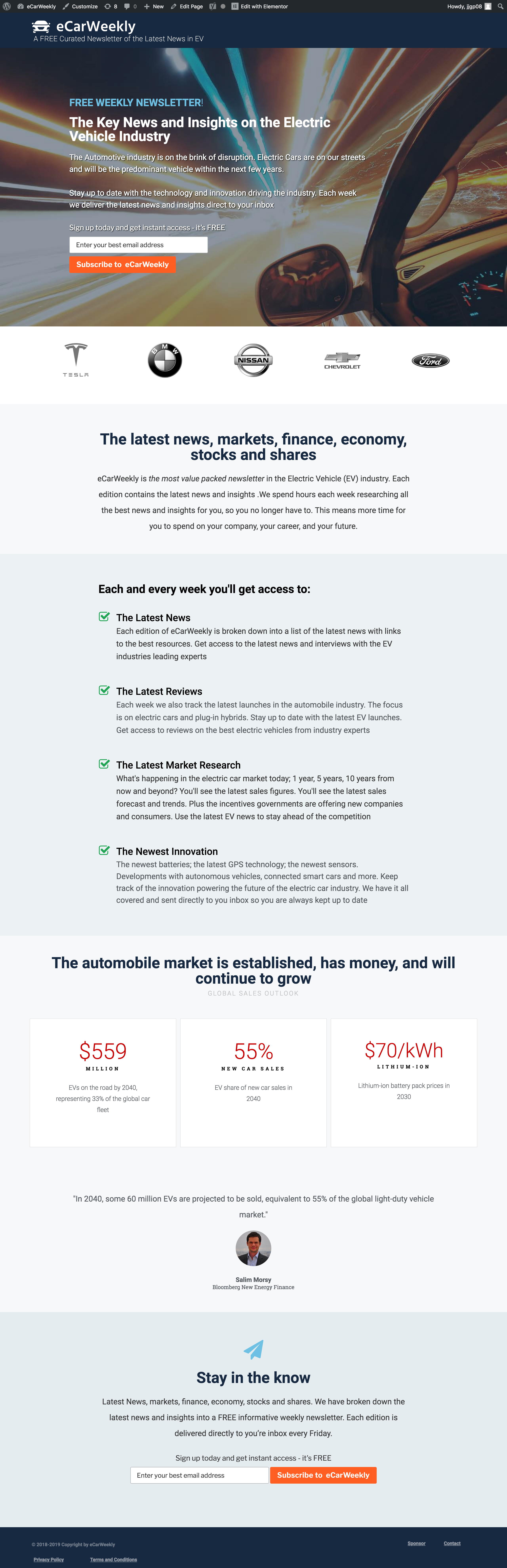 eCarWeekly - FREE Electric Vehicle (EV) Industry Newsletter gallery image