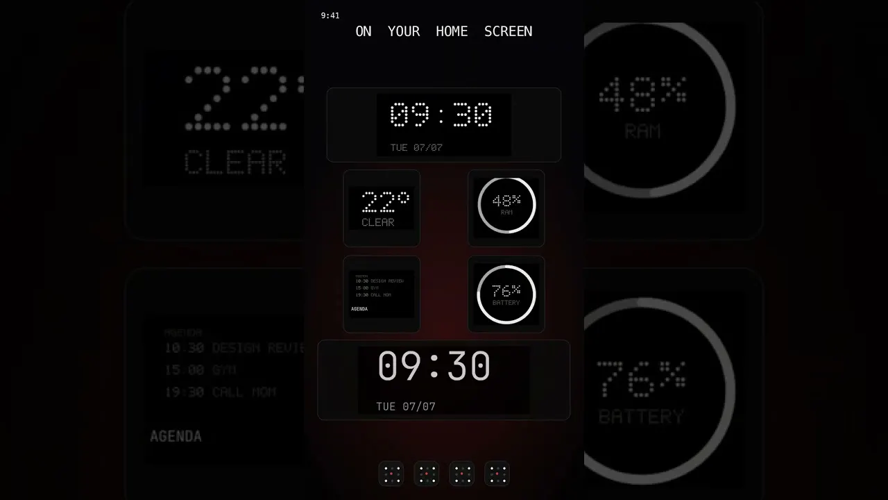 Dotgrid — Dot Matrix Widgets gallery image