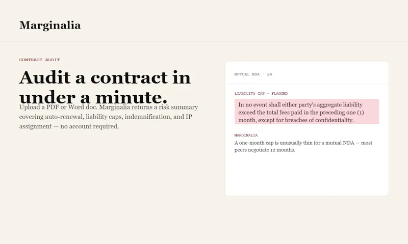 Marginalia screenshot 2