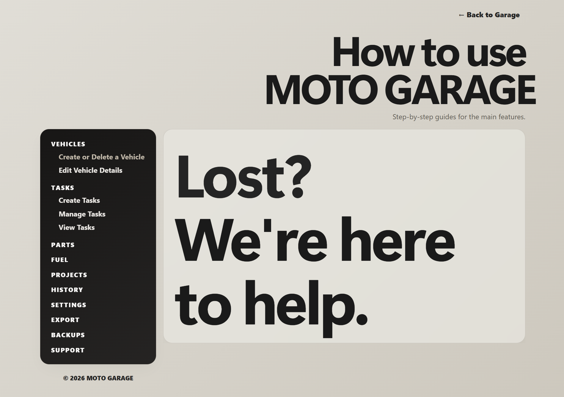 Moto Garage gallery image