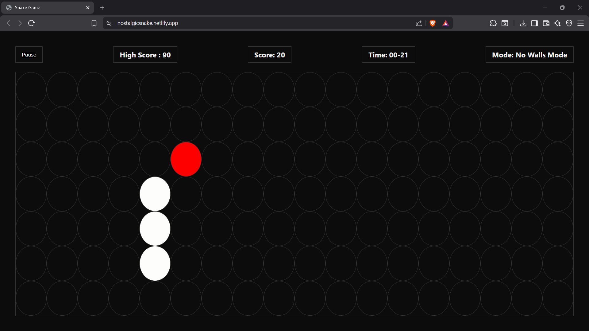 Nostalgic Snake  - Main product screenshot demonstrating key features and user interface