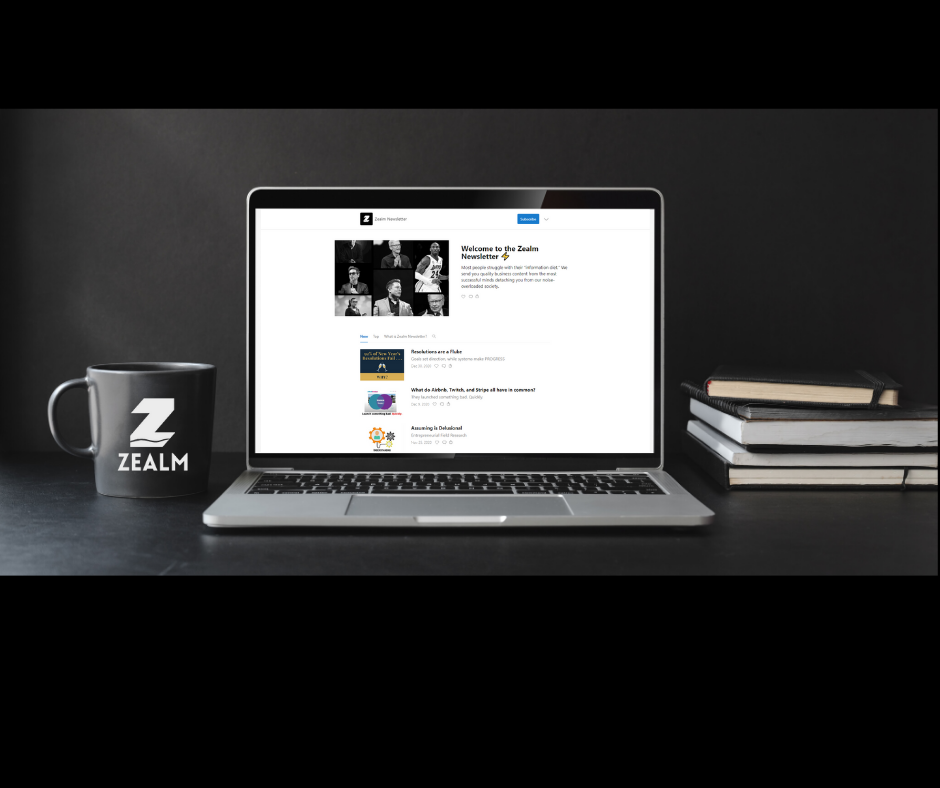 Zealm Newsletter gallery image