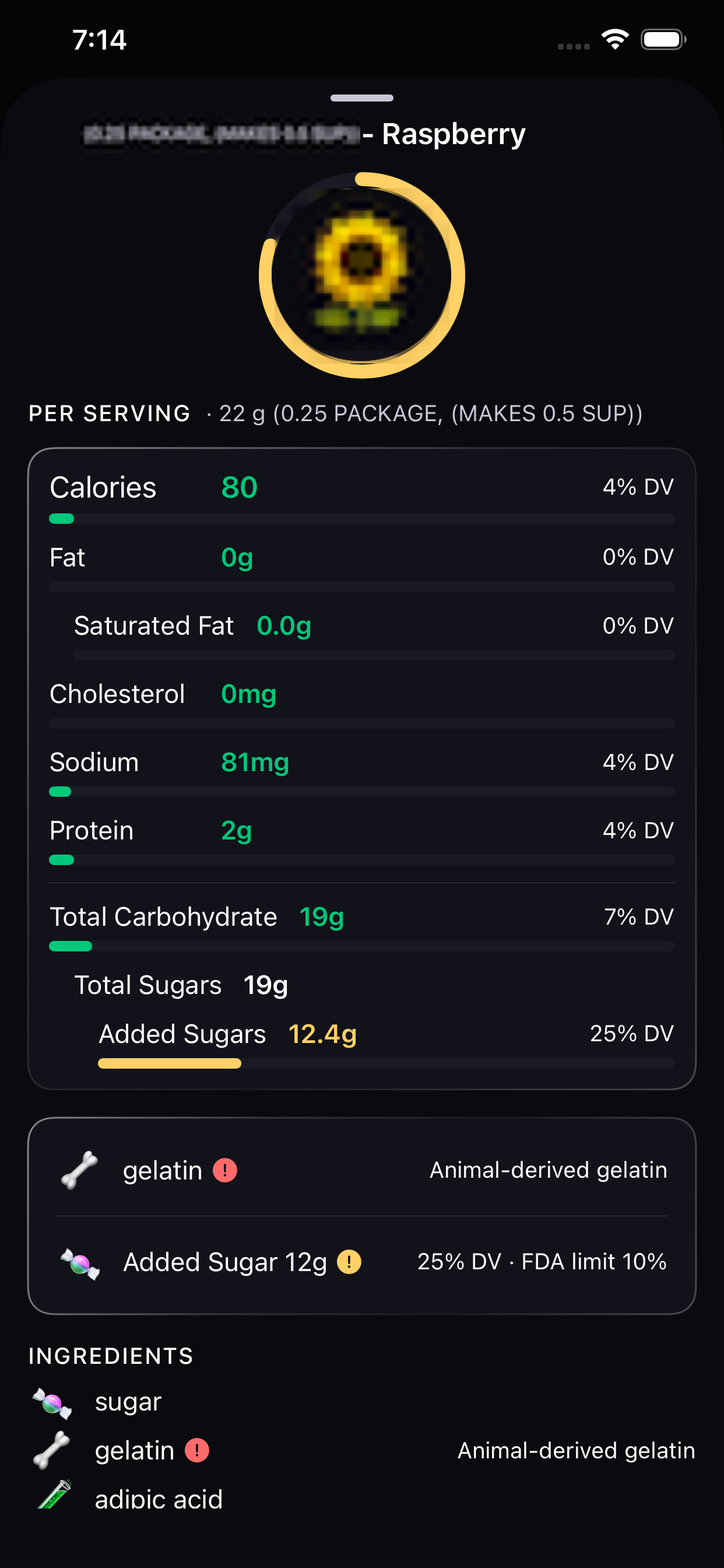 Nutrition Facts AI gallery image