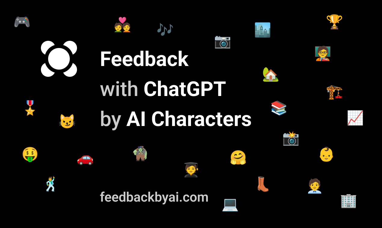 AI karakterleri tarafından chatgpt ile geri bildirim - Fikirler ve daha fazlası için AI karakterlerinden anında geri bildirim alın medya 1