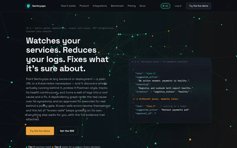 Sentryops: AI DevOps Assistant screenshot 6