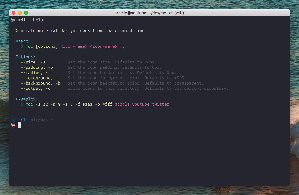 mdi-cli gallery image