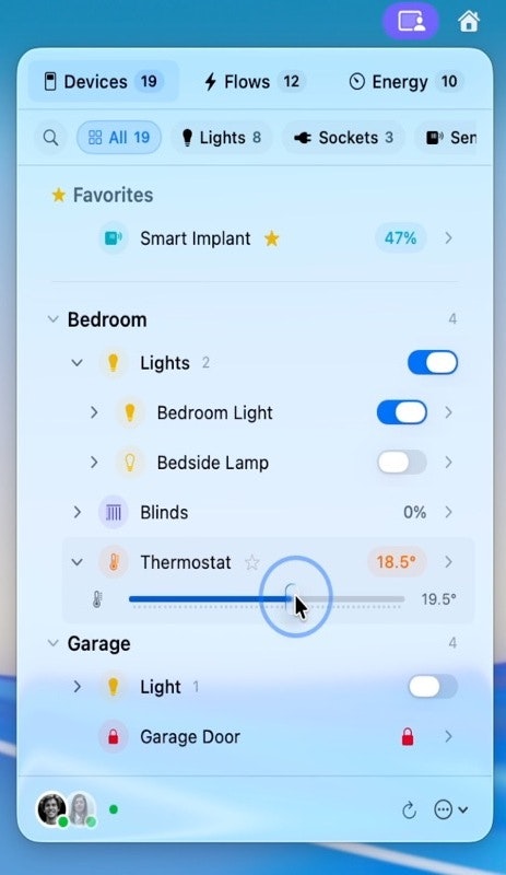 HomeBar for Homey Pro gallery image