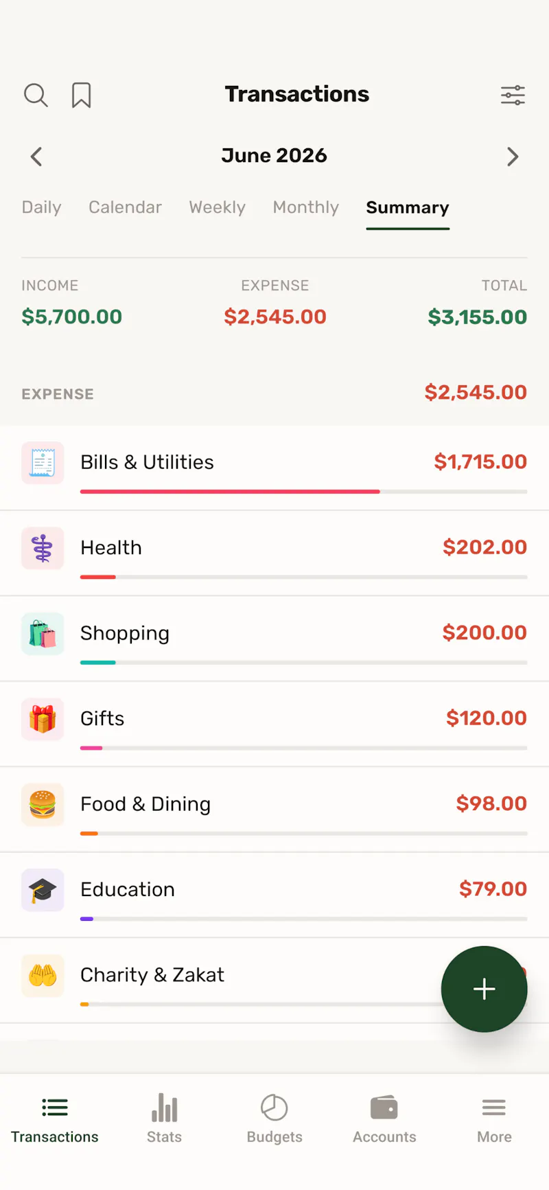 Tadbir Money Manager screenshot 9