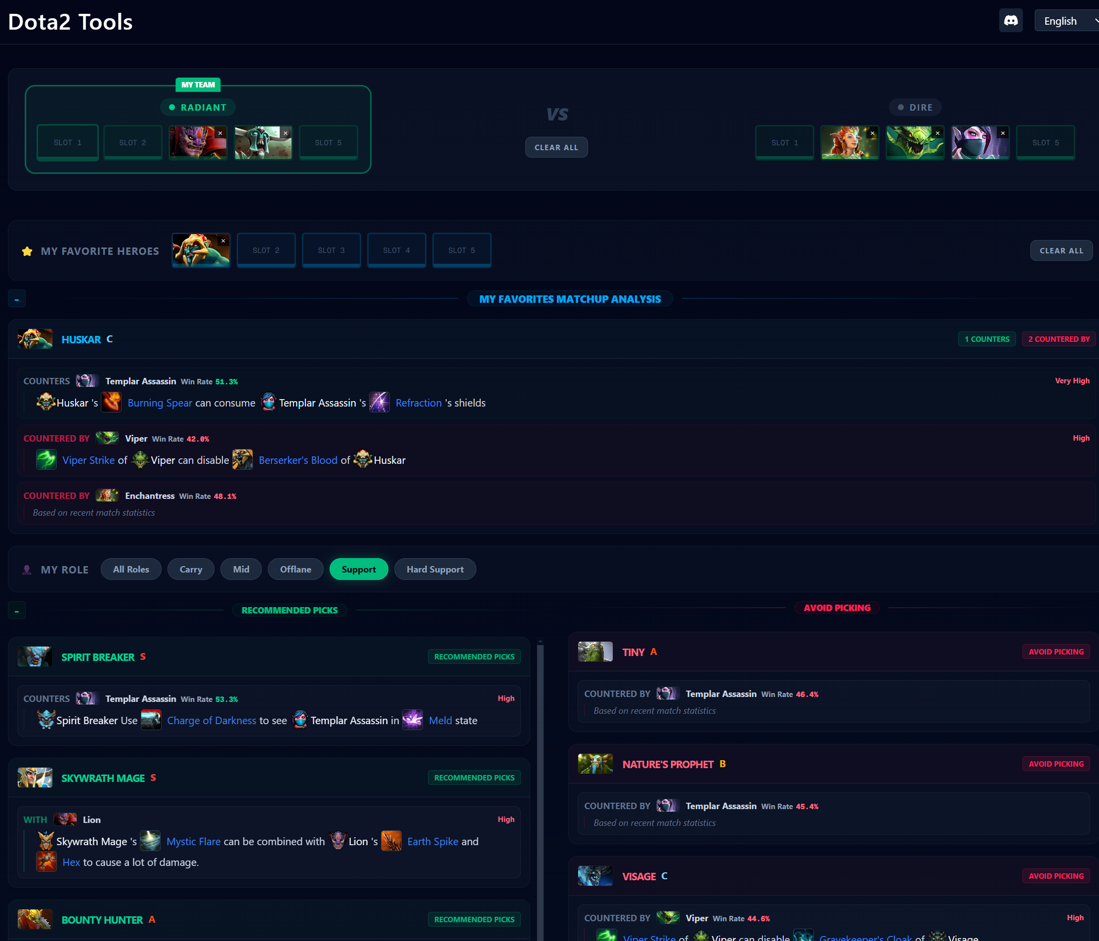 dota2.tools - Screenshot 2 showing product features and functionality