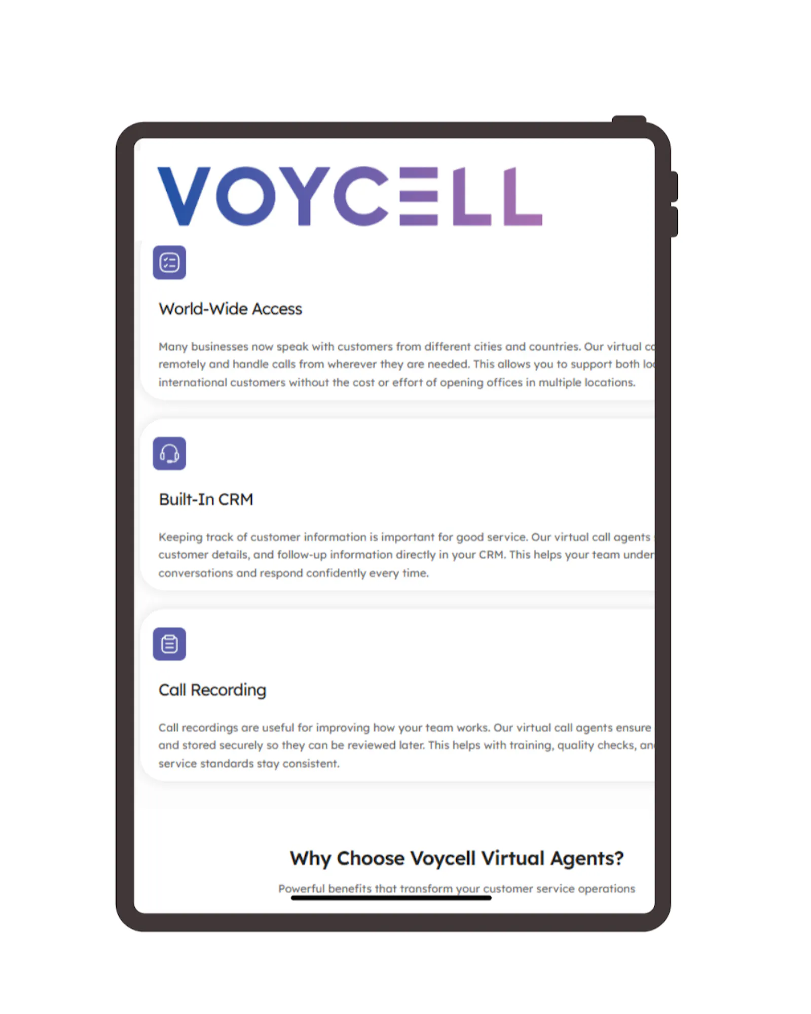VOYCELL screenshot 5