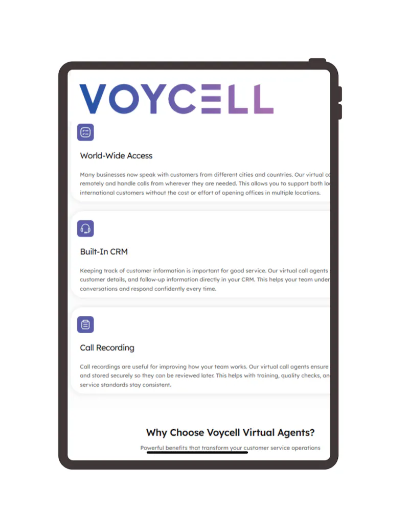 VOYCELL screenshot 5