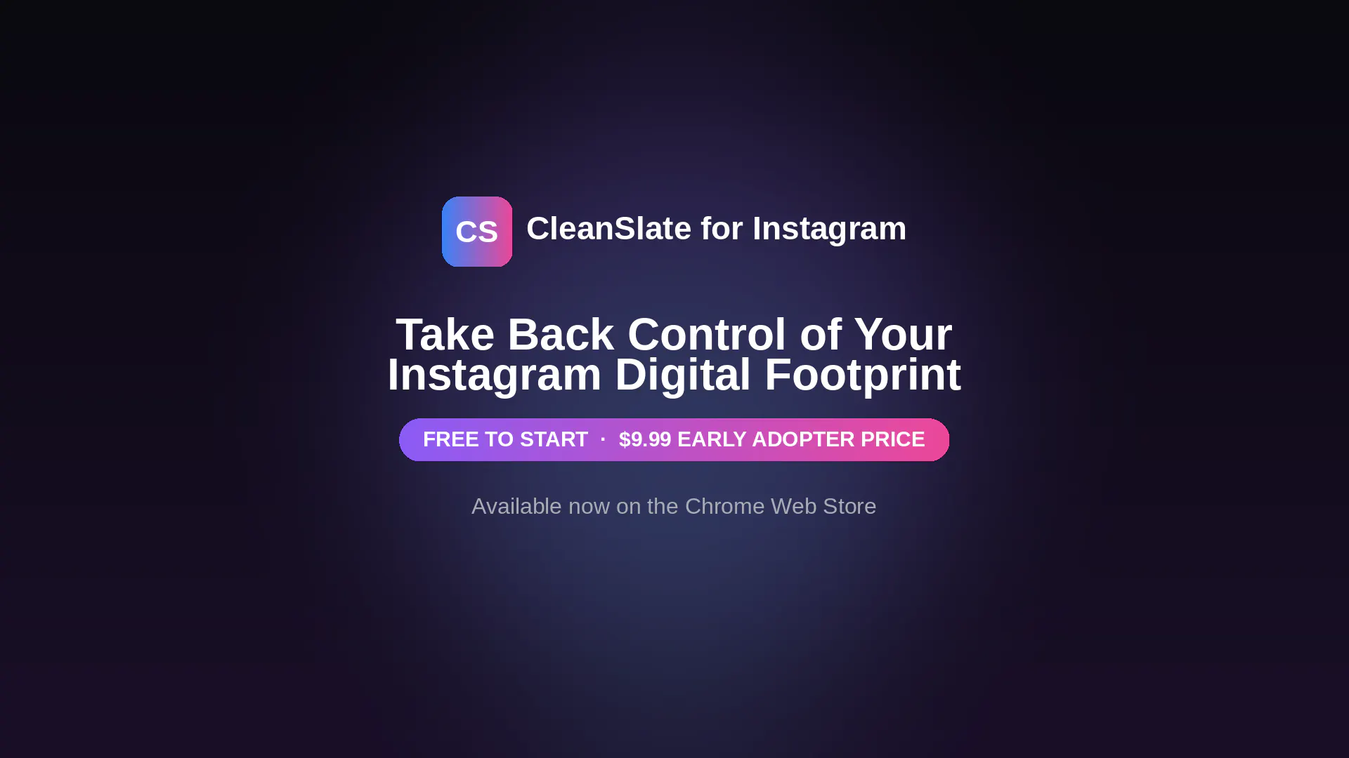 CleanSlate for Instagram - Bulk delete screenshot