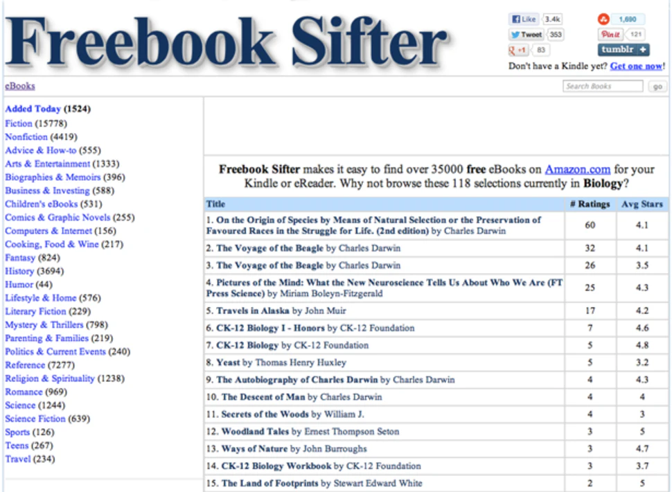 Freebook Sifter