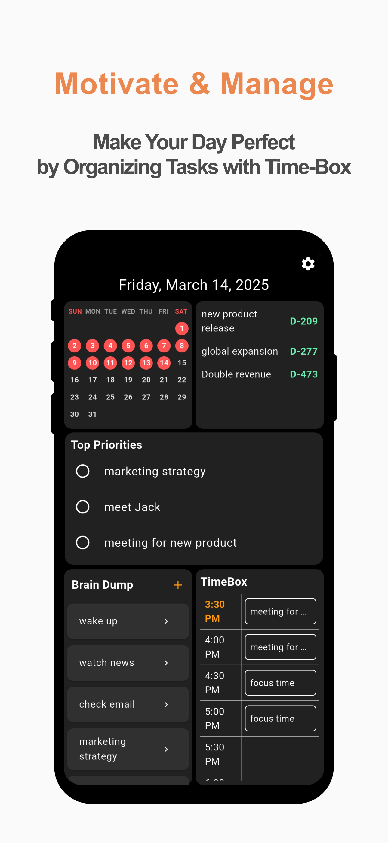 Media Timeblazer - Meningkatkan Produktiviti Harian dengan Penjejakan Time-Boxing & Matlamat 1