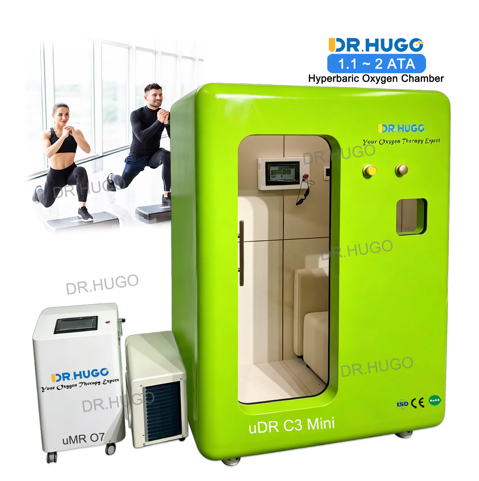 DR.HUGO uDR C3 Mini Hyperbaric Chamber gallery image