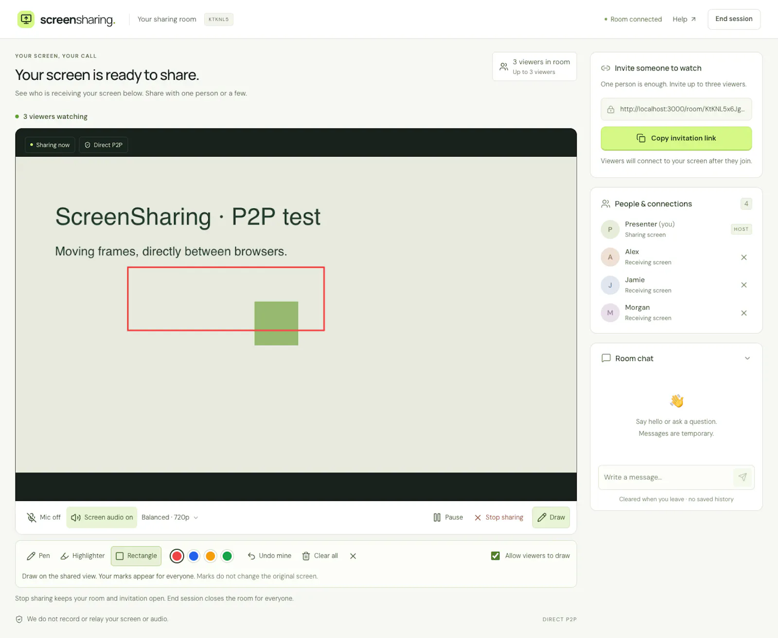 ScreenSharing screenshot 2