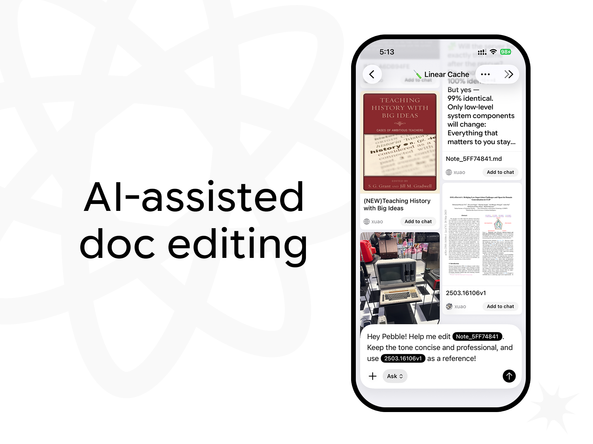 Pebble Docs gallery image