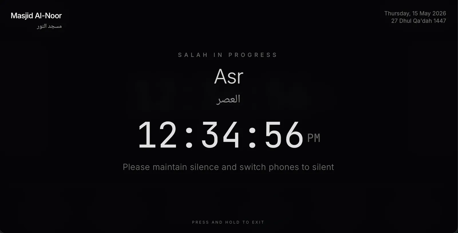 Salah Clock screenshot 9