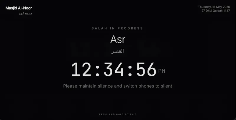 Salah Clock screenshot 9