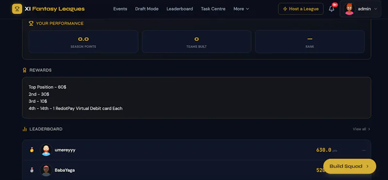 XI Fantasy Leagues screenshot 12