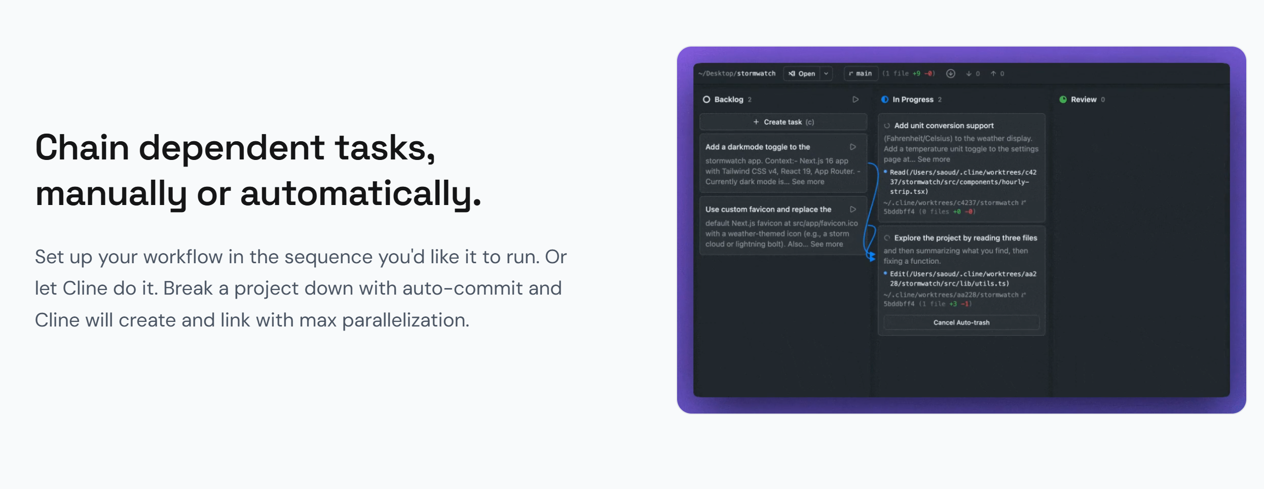Cline Kanban gallery image