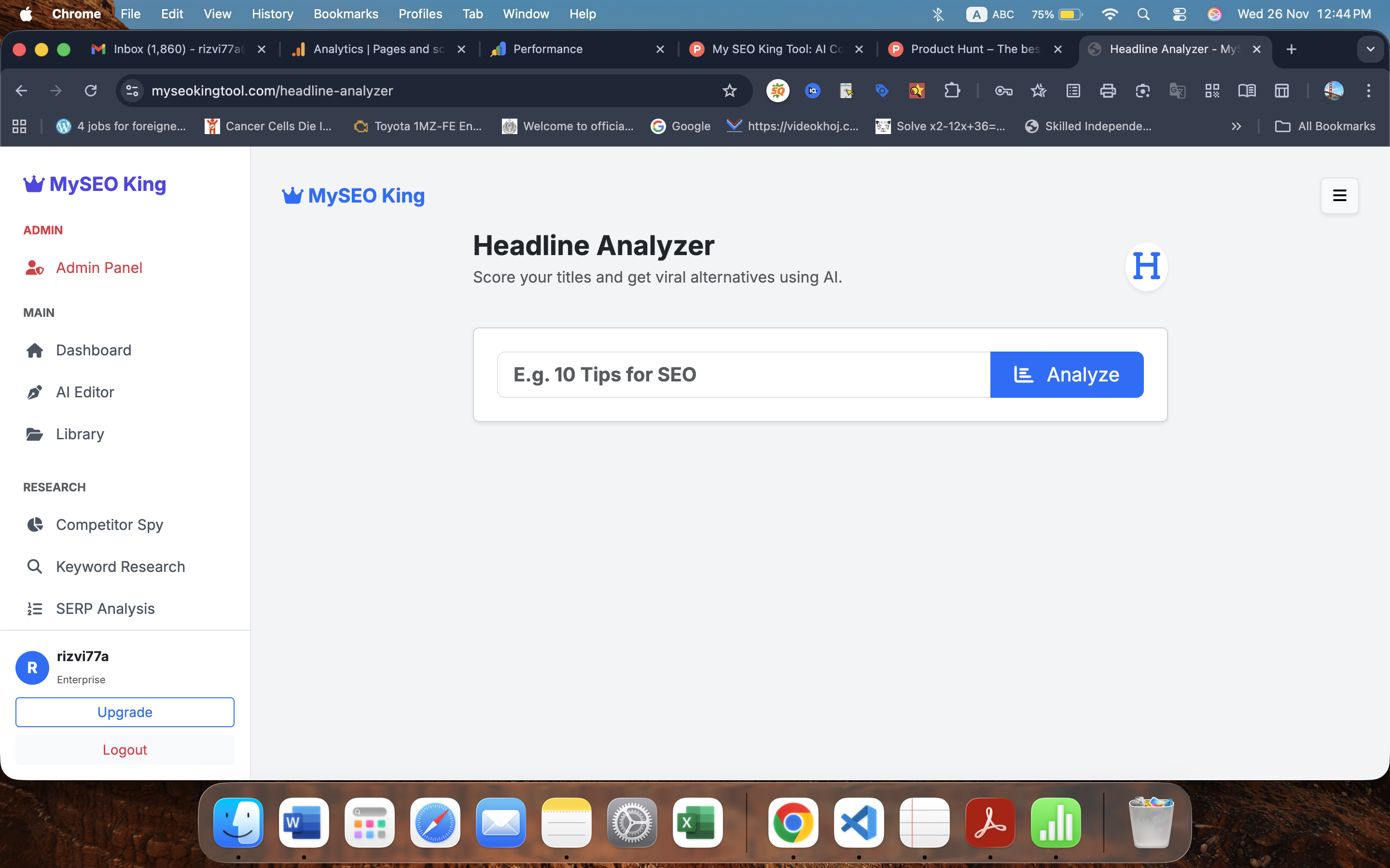 My SEO King Tool gallery image