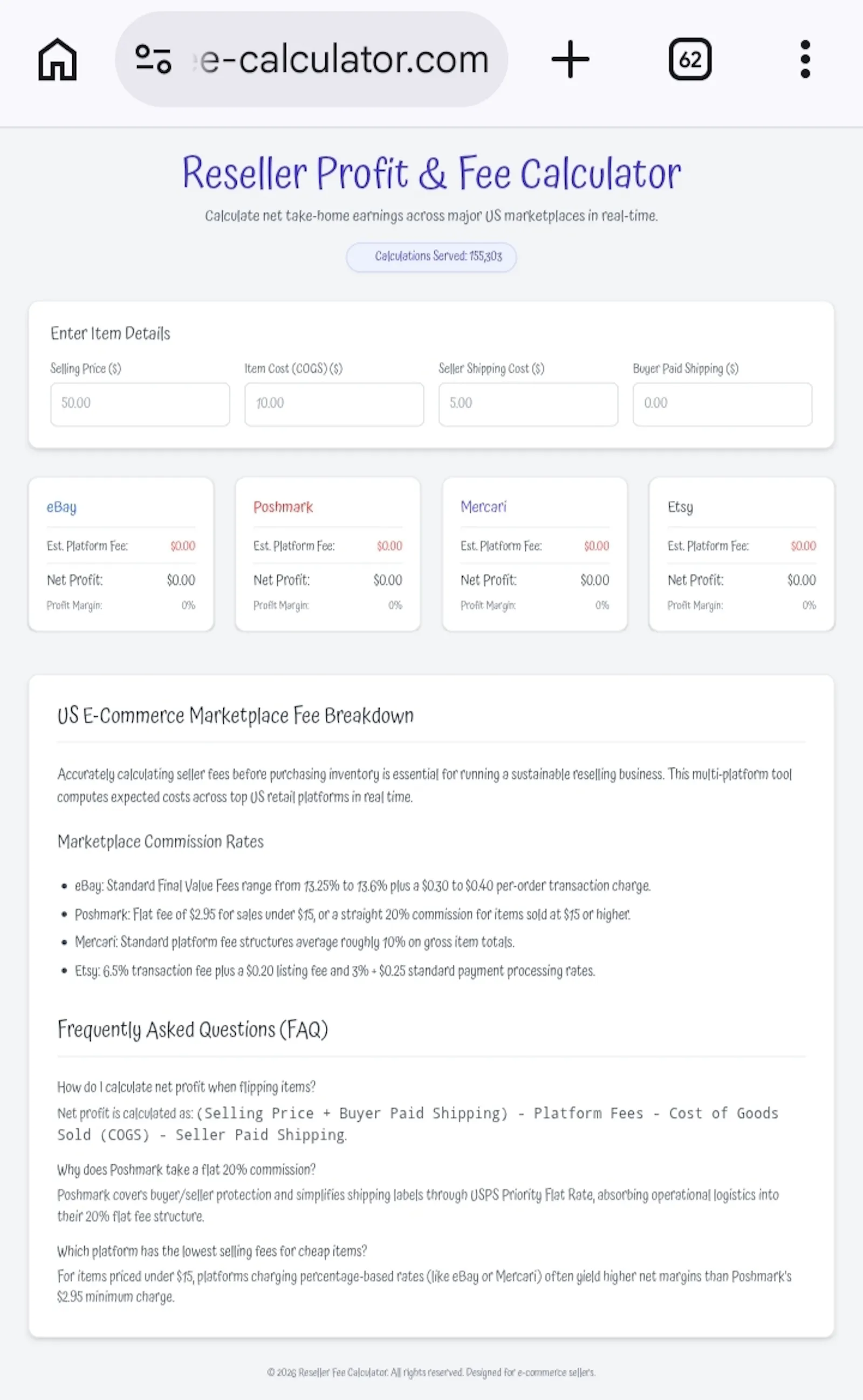 Reseller Fee Calculator screenshot 3