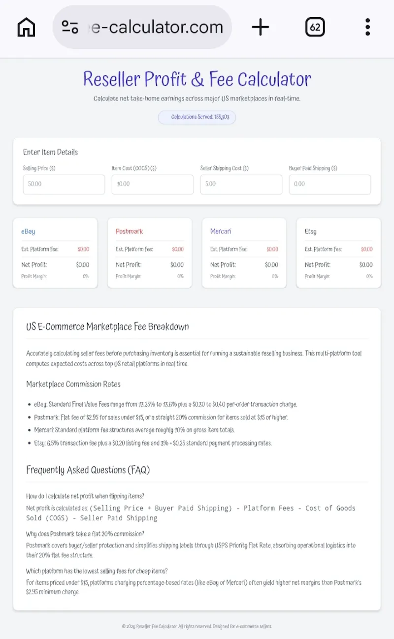 Reseller Fee Calculator screenshot 3