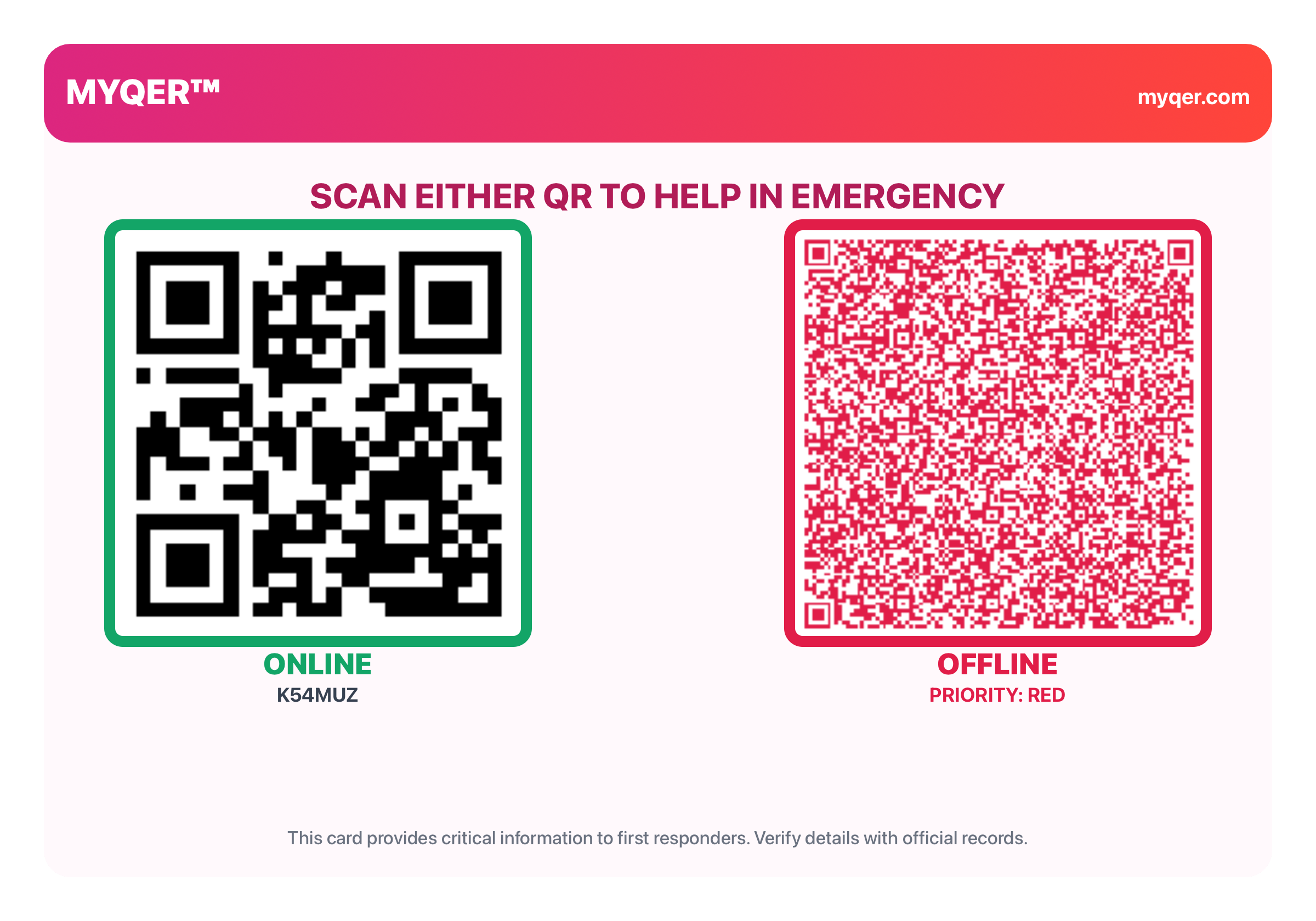 MYQER™ - Screenshot 3 showing product features and functionality