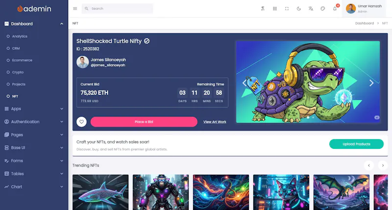FlutKit Ademin screenshot 45