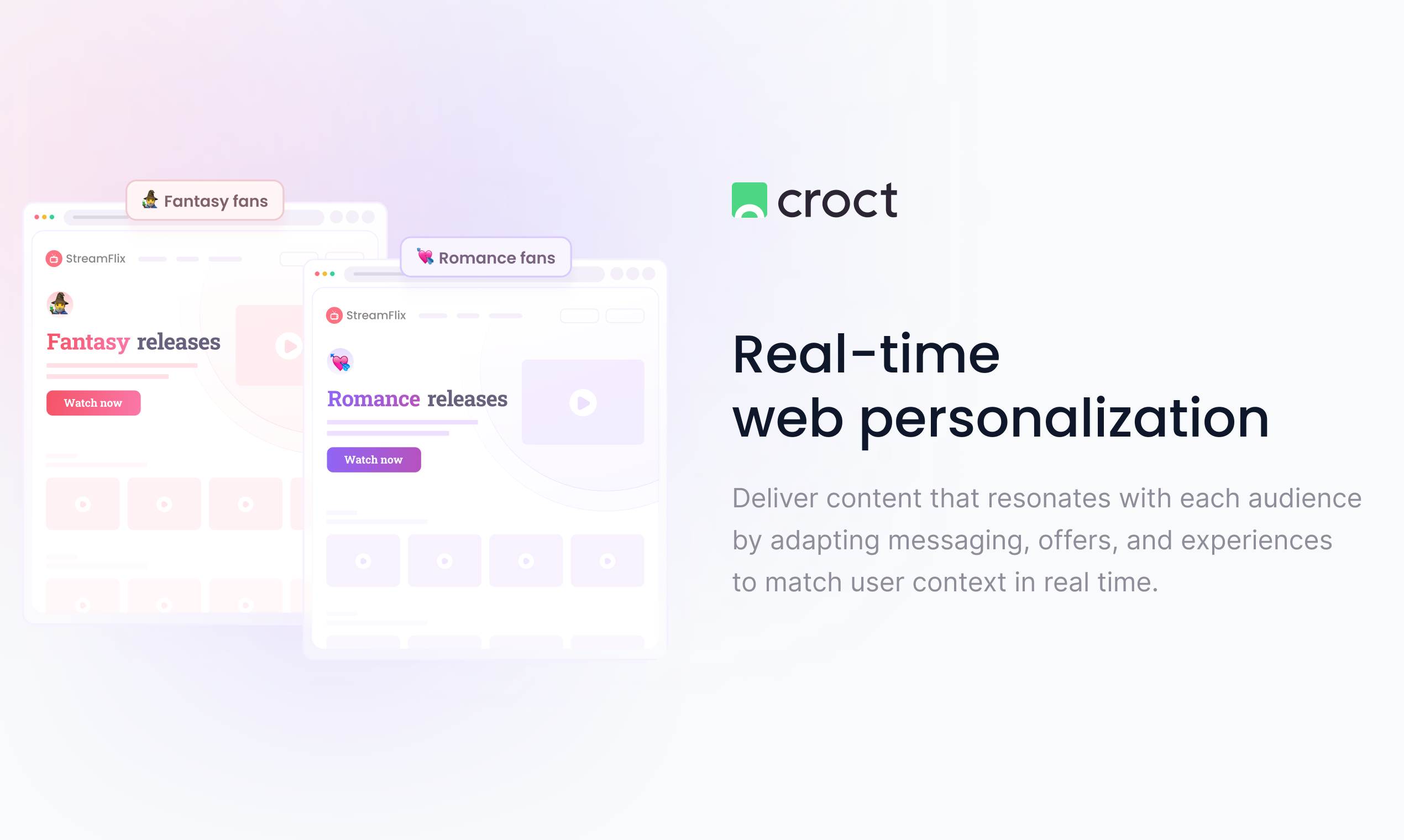 AI-powered website segmentation by Croct gallery image