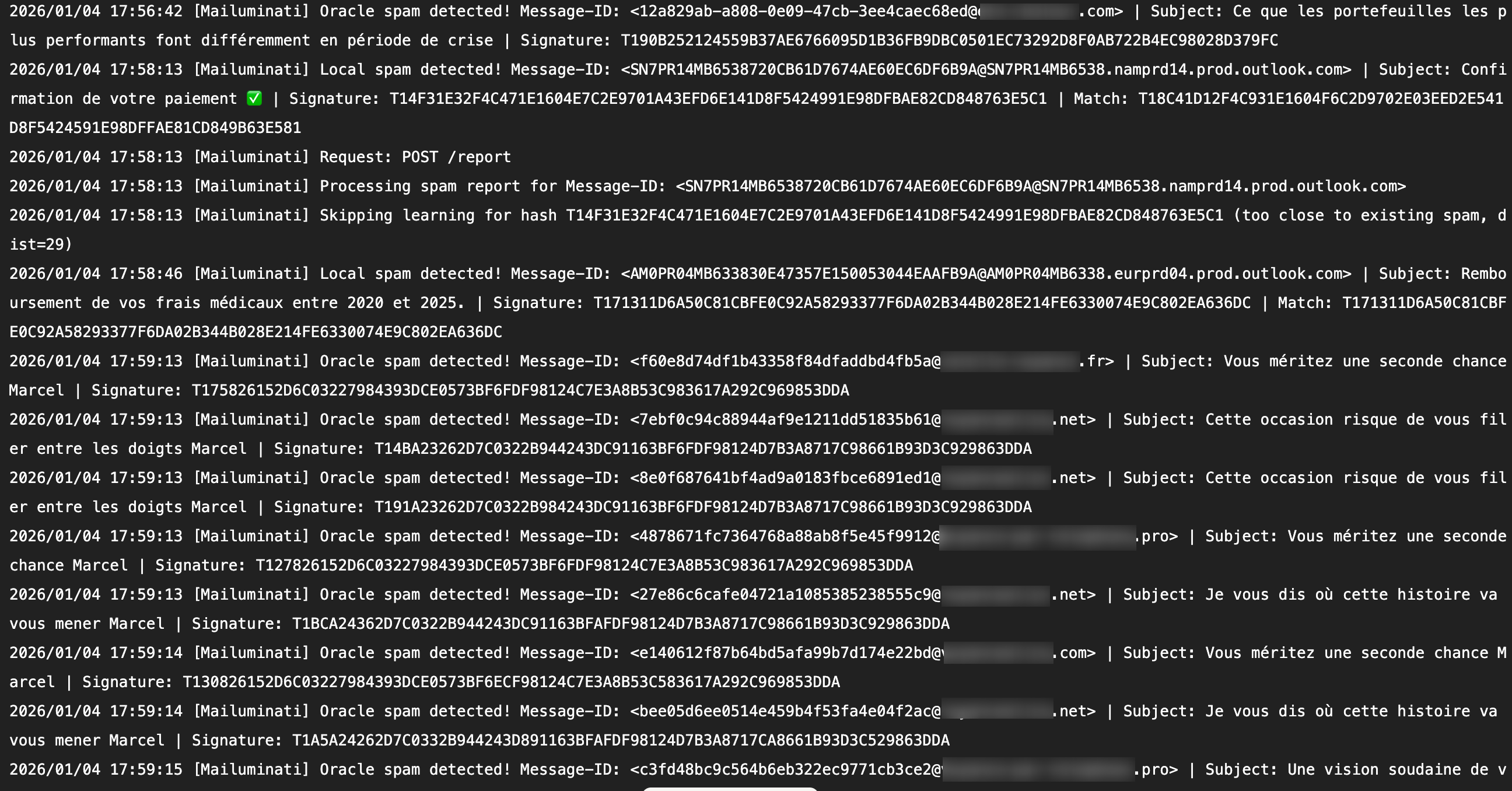 Mailuminati Guardian - Screenshot 4 showing product features and functionality