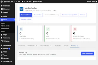 Mediachecker - Wordpress Plugin gallery image