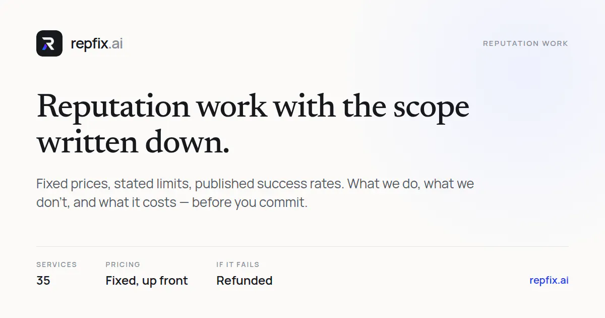RepFix — AI Advisor for ORM and PR gallery image