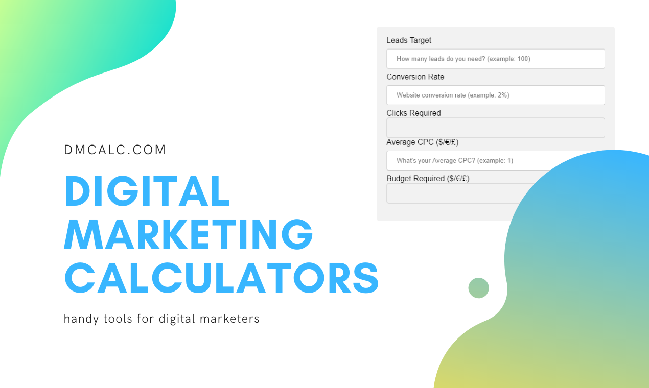DMCalc - Digital Marketing Calculators gallery image