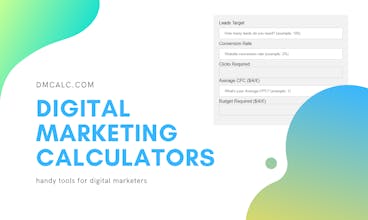 DMCalc - Digital Marketing Calculators gallery image