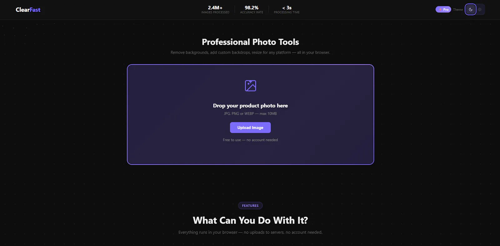 ClearFast screenshot 3