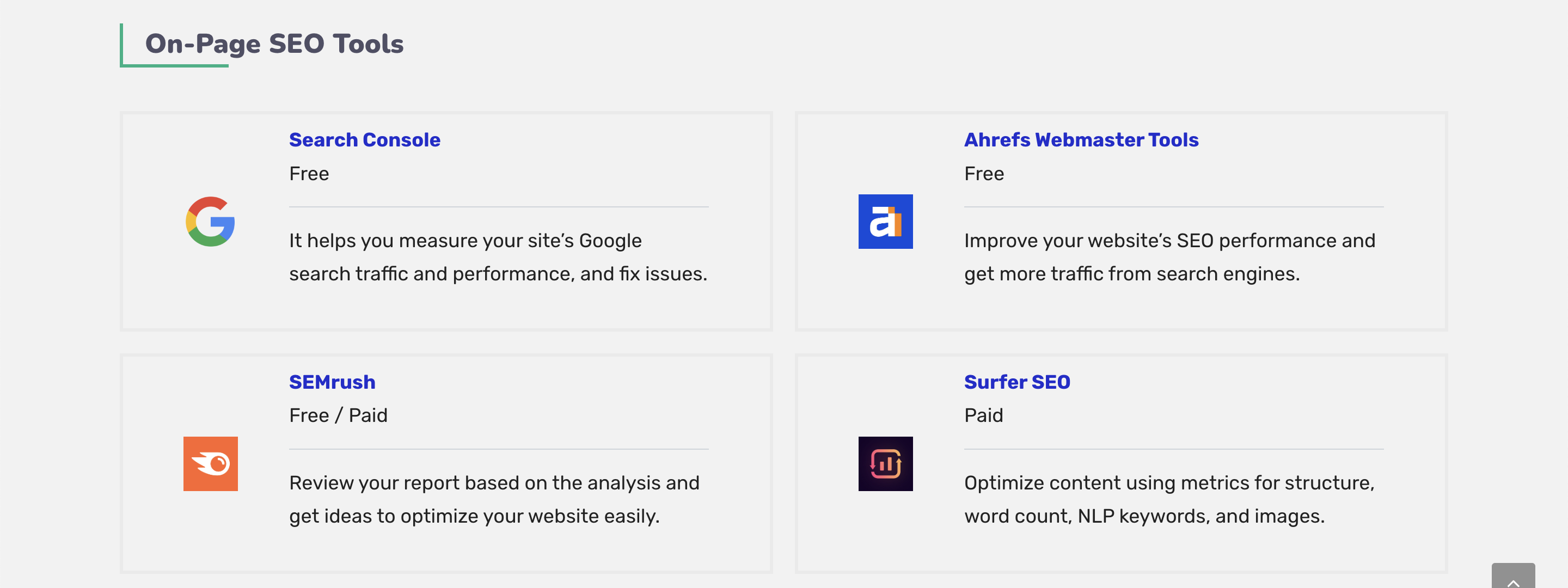 SEO Tools gallery image