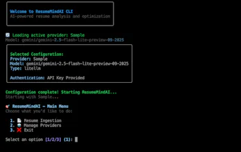 Resume Mind AI CLI gallery image