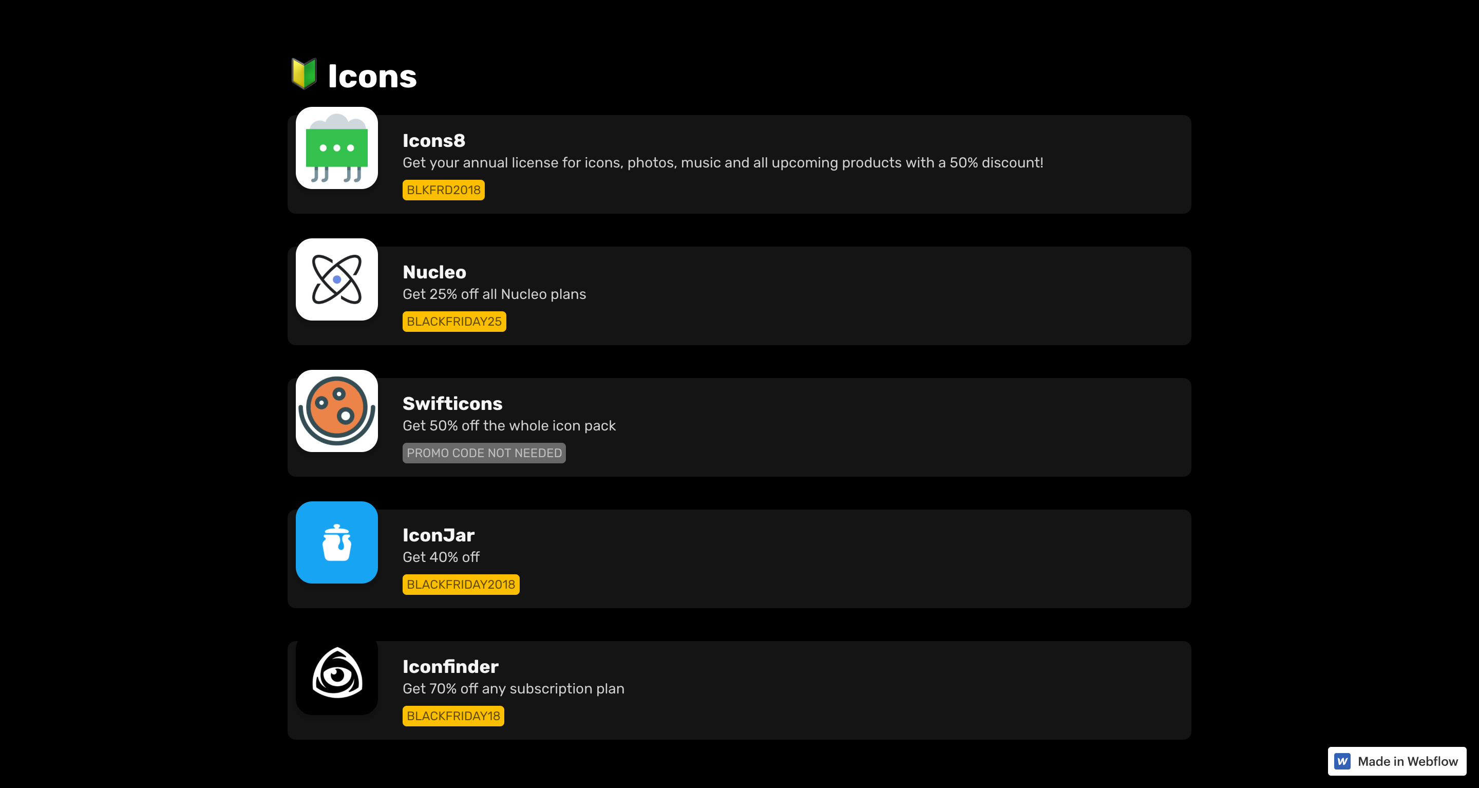 Black Friday Cyber Monday Deals for Designers & Coders gallery image